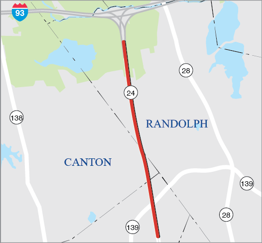 RANDOLPH: RESURFACING AND RELATED WORK ON ROUTE 24